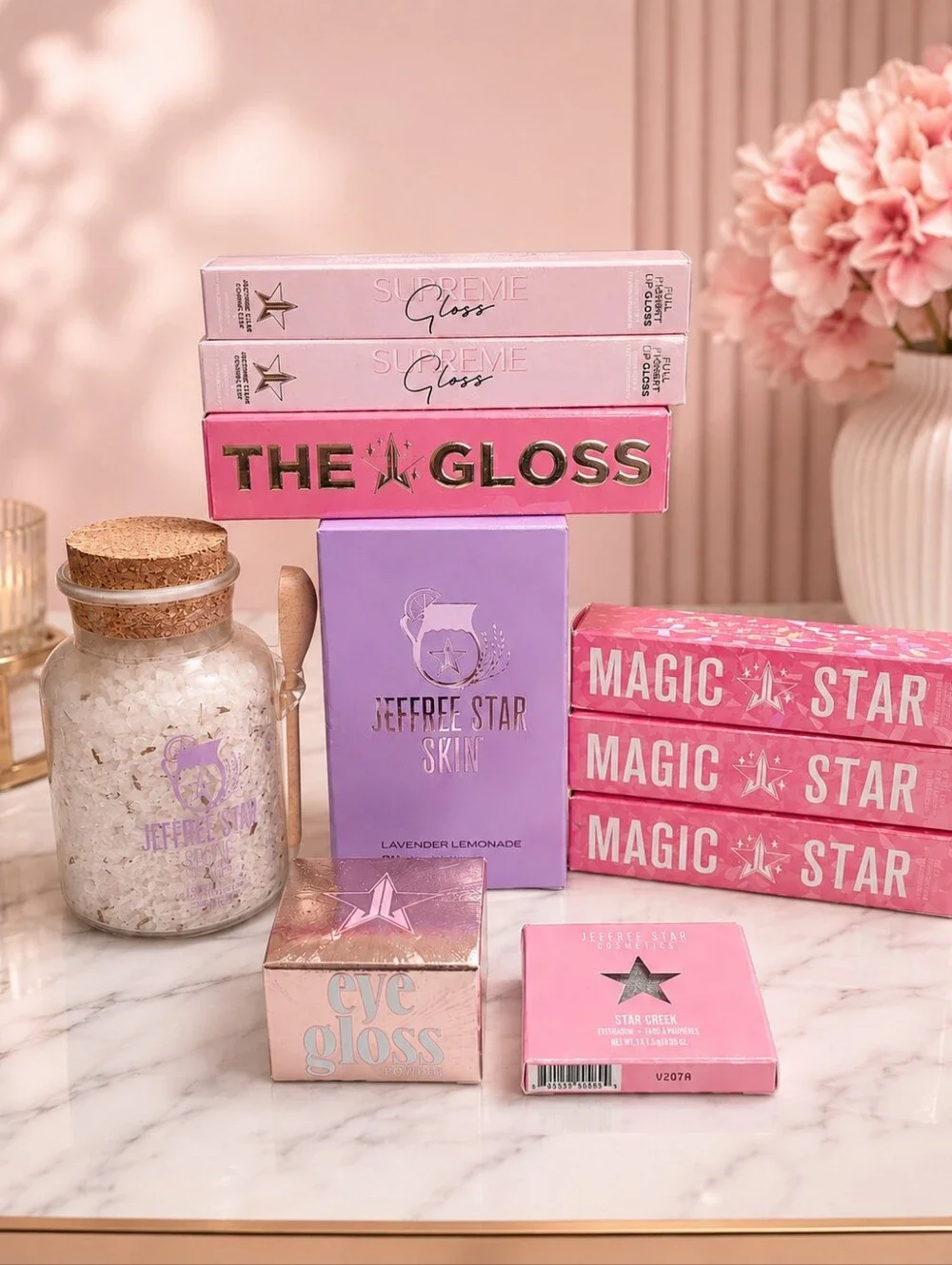 Jeffree Star Bundle NEW | Supreme Gloss, The Gloss, Concealers & Skin